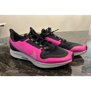 Nike Air Zoom Pegasus 35 Shield Shoes Womens Size 8.5 Pink Sneakers AQ8006-600